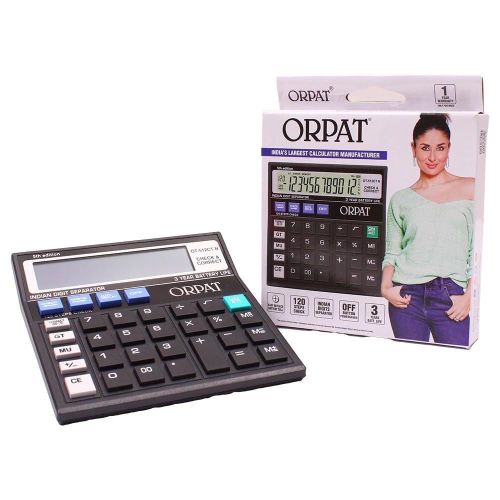 ORPAT OT-512CT N Basic Calculator (12 Digit)