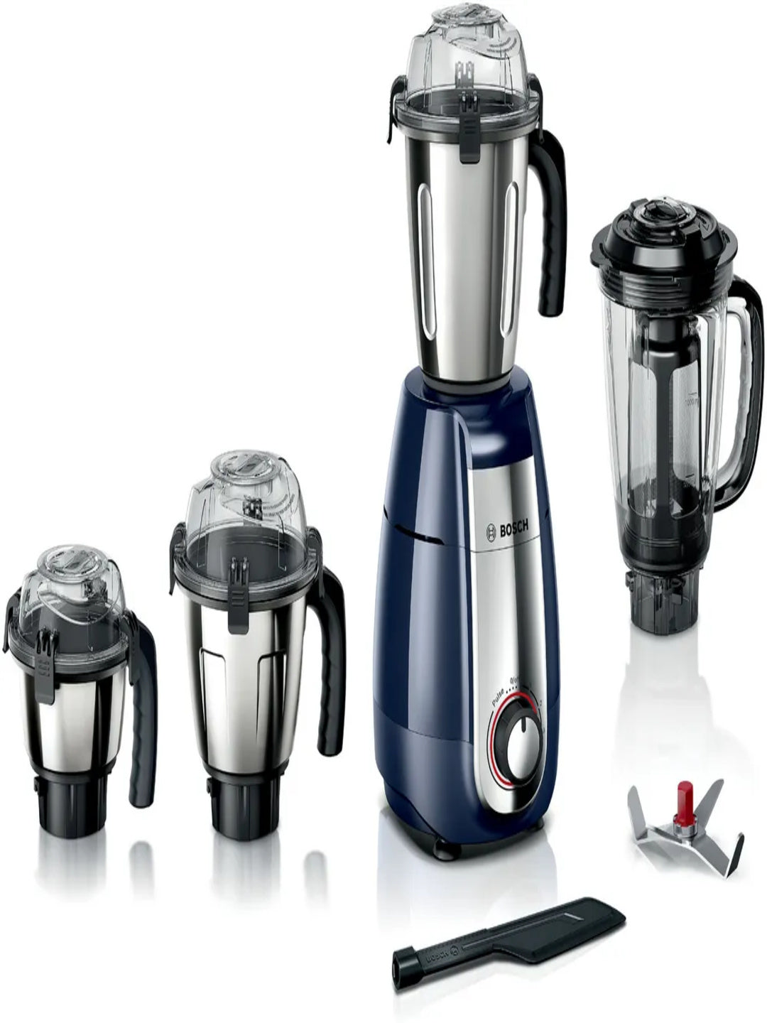 Bosch TrueMixx Style Mixer Grinder MGM6642DIN 750 W (Dark Blue)