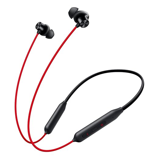 OnePlus Bullets Wireless Z2 Bluetooth  (Acoustic Red, In the Ear)
