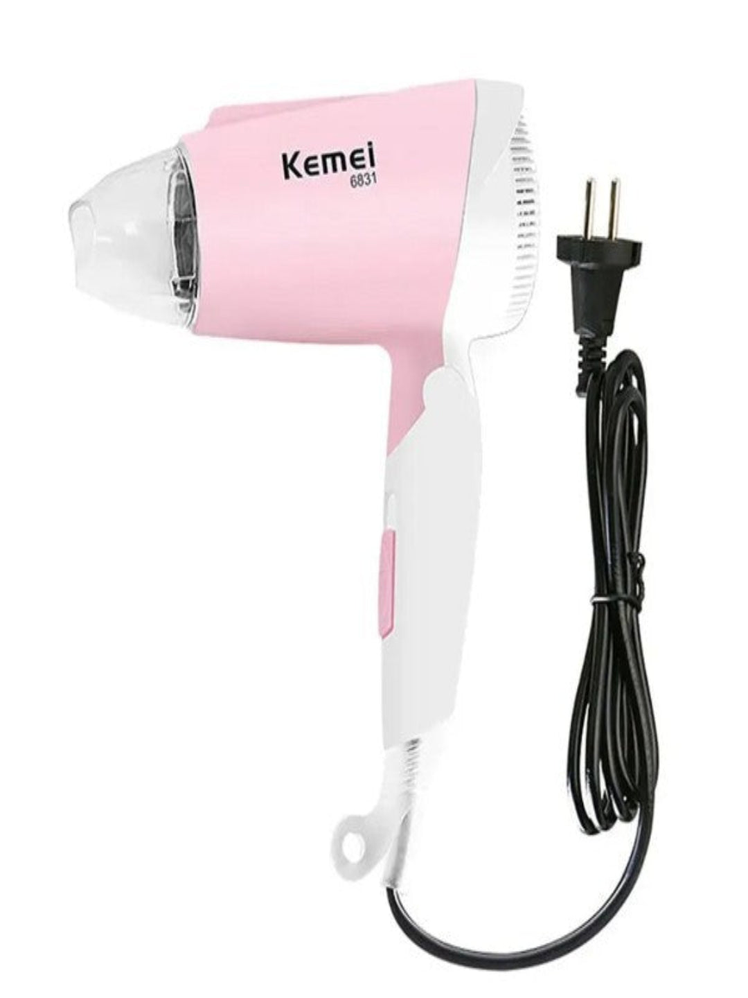 Kemey KM-6831 Essential DryCare Foldable Hair Dryer for Women