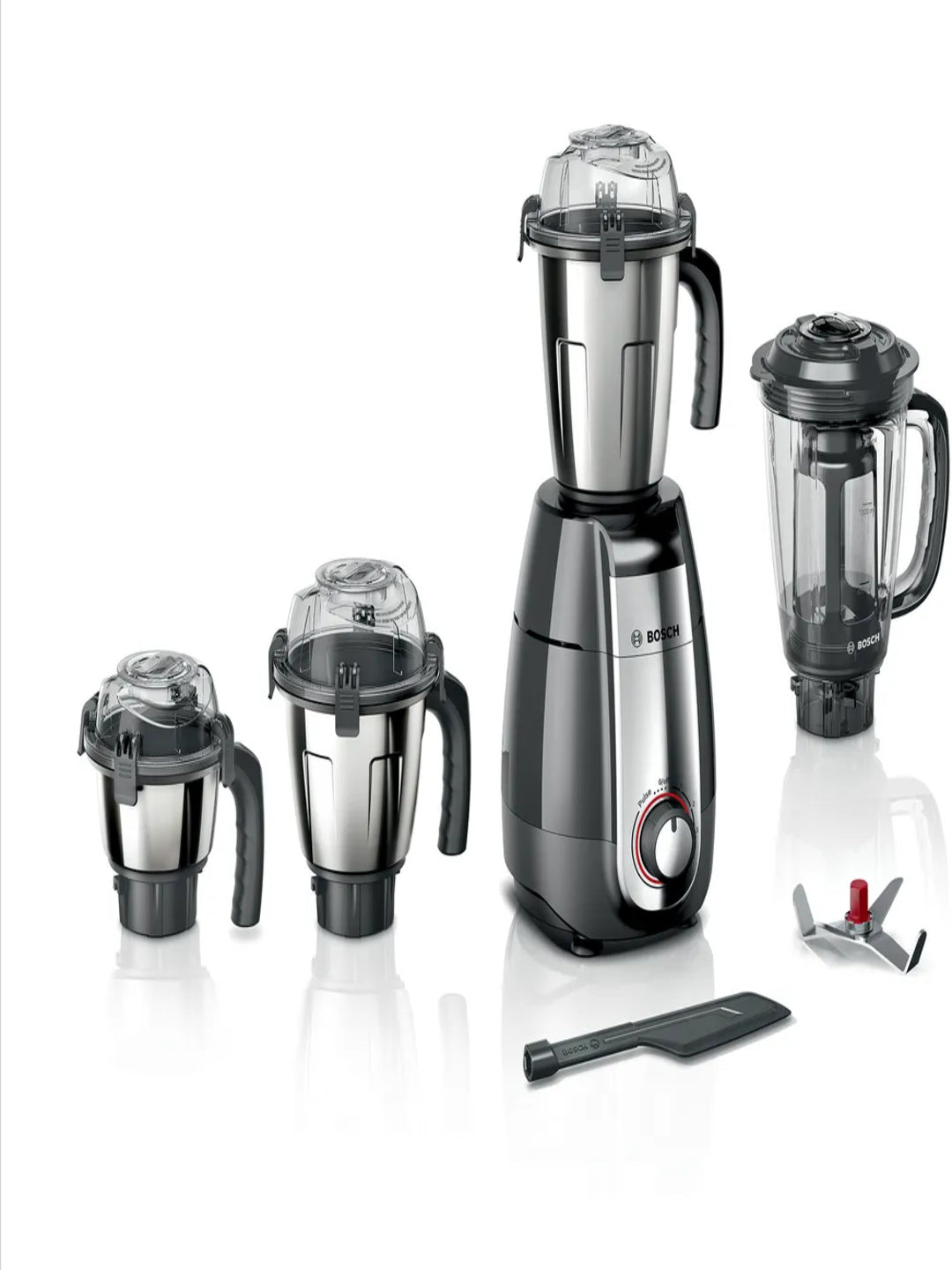 Bosch Pro 1000 Watts Mixer Grinder, Grey MGM8842GIN
