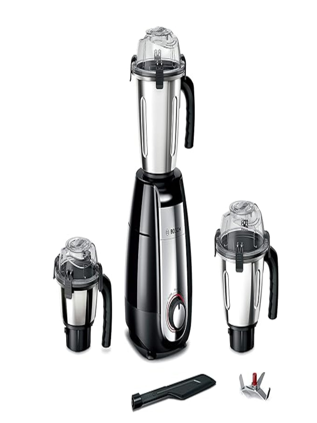 Bosch TrueMixx Pro Mixer Grinder MGM6632MIN, 750W 3 Jars (Black)