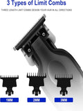 KM2299 Black Hair Clippers for Men USB Rechargeable Trimmer