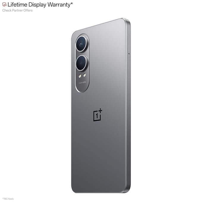 OnePlus Nord CE4 Lite 5G (Super Silver, 8GB RAM, 128GB Storage) | Lifetime Display Warranty | 5500 mAh Battery, 80W SUPERVOOC and Reverse Charging | 50MP Camera with OIS | 120Hz AMOLED Display