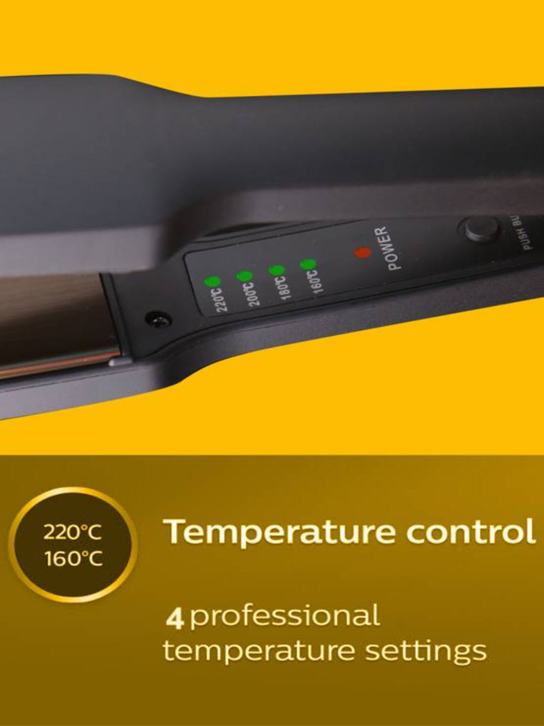 Kemei Original Km-329 Professional Hair Styling Iron Hair Straightener With 4 Temperature Control Mode Hair Care Tool (Multicolour)