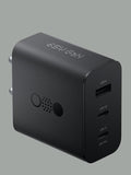 CMF by Nothing 65 W GaN 3 A 3 Port Mobile Charger  (Dark Grey)