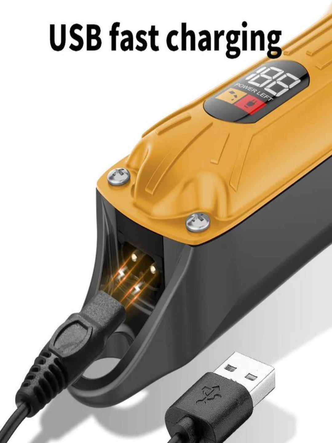 KMPG802 USB Rechargeable Metal Body Hair Clipper