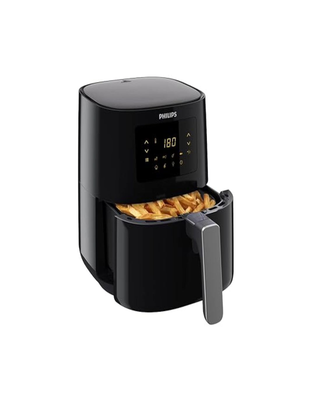 Philips Essential Air Fryer HD9252/70 with Rapid Air Technology, uses up to 90% less fat, 7 Presets Touch Screen