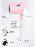 Kemey KM-6831 Essential DryCare Foldable Hair Dryer for Women