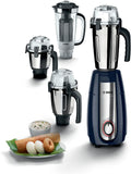 Bosch TrueMixx Pro Mixer Grinder MGM8842DIN 1000 W 4 Jars, Dark Blue