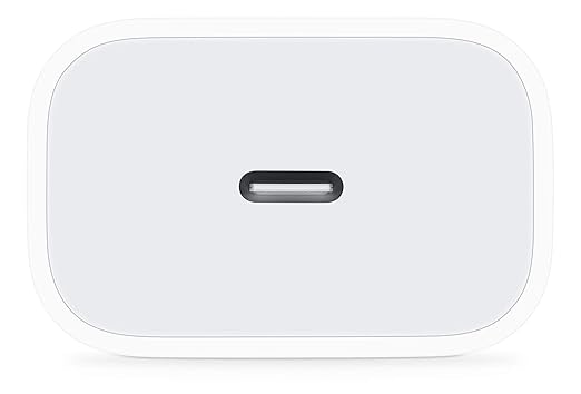 Apple 20W ,USB-C Power Charging Adapter for iPhone, iPad & AirPods  (White)