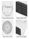 ORPAT OEH-1220 2000-Watt White Fan Room Heater