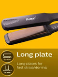 Kemei Original Km-329 Professional Hair Styling Iron Hair Straightener With 4 Temperature Control Mode Hair Care Tool (Multicolour)