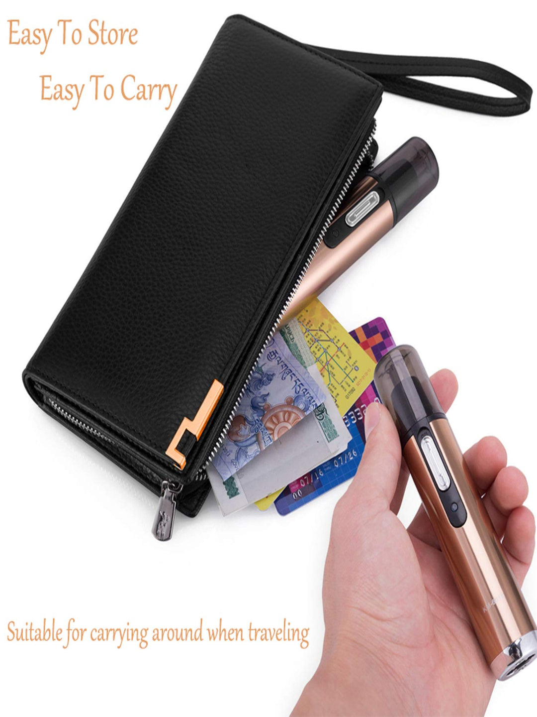 KM6619 Nose Shaving Cleaner Trimmer Home Travel