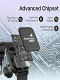 Fastrack Reflex Beat Pro Smart Watch|Large 1.75" Super UltraVU Display|Highest 320x390 Pixel Resolution|SingleSync BT Calling|110+ Sports Modes|Nitrofast Charging|Calculator|Passcode Protection, Black