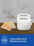 Philips Two Slice Pop Up Toaster with Bun Warmer - HD2582/00