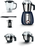 Bosch TrueMixx Style Mixer Grinder MGM6642DIN 750 W (Dark Blue)