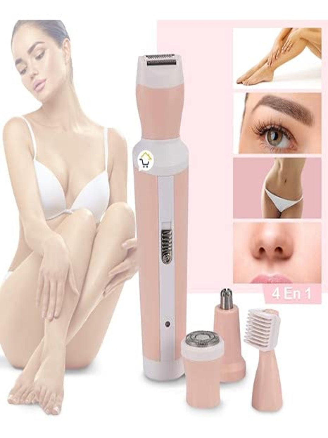 KM3024 Facial Hair Removal For Women,4 In 1 Hair Remover 
