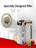 Sujata Powermatic Juicer|900 Watts Double Ball Bearing Motor|22000 RPM|Non-Stop 90 Mins Running|Centrifugal Juicer| (White)