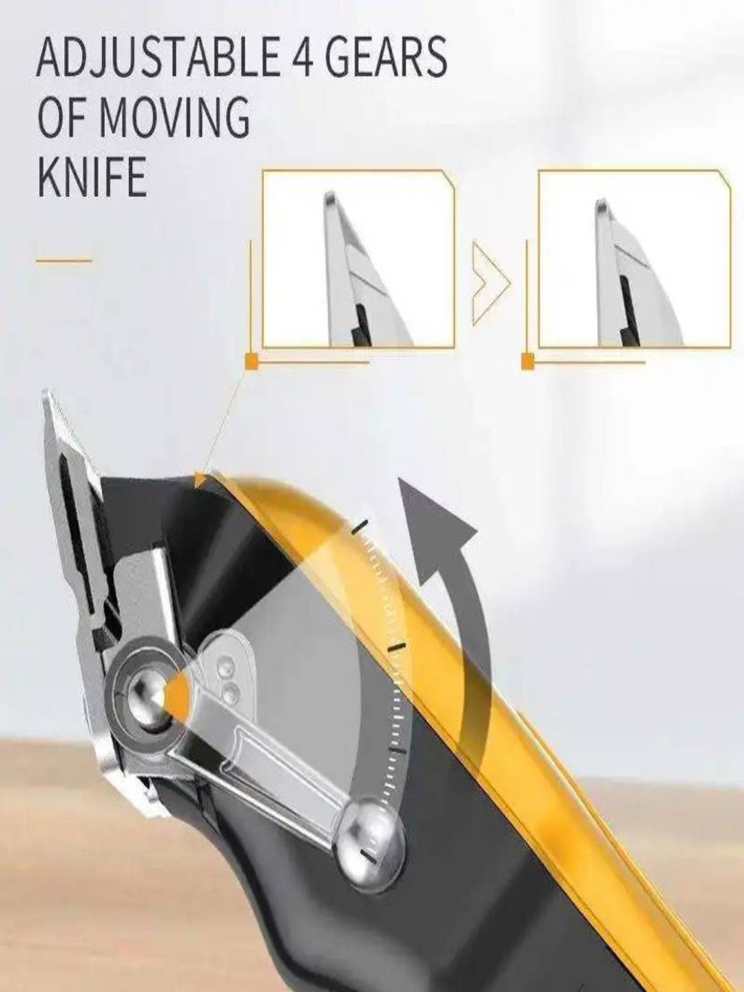 KMPG802 USB Rechargeable Metal Body Hair Clipper