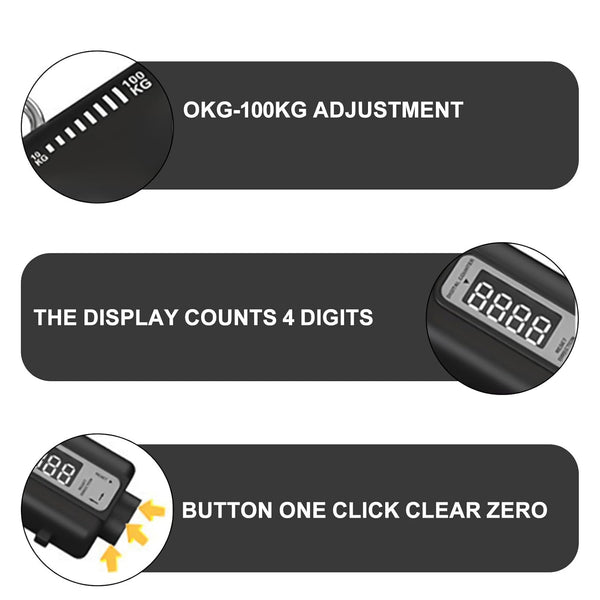 Basics IND, Adjustable Hand Grip Strengthener with Digital Counter Boost Your Forearm, Wrist & Hand Strength with Customizable Resistance - 10 to 100Kgs