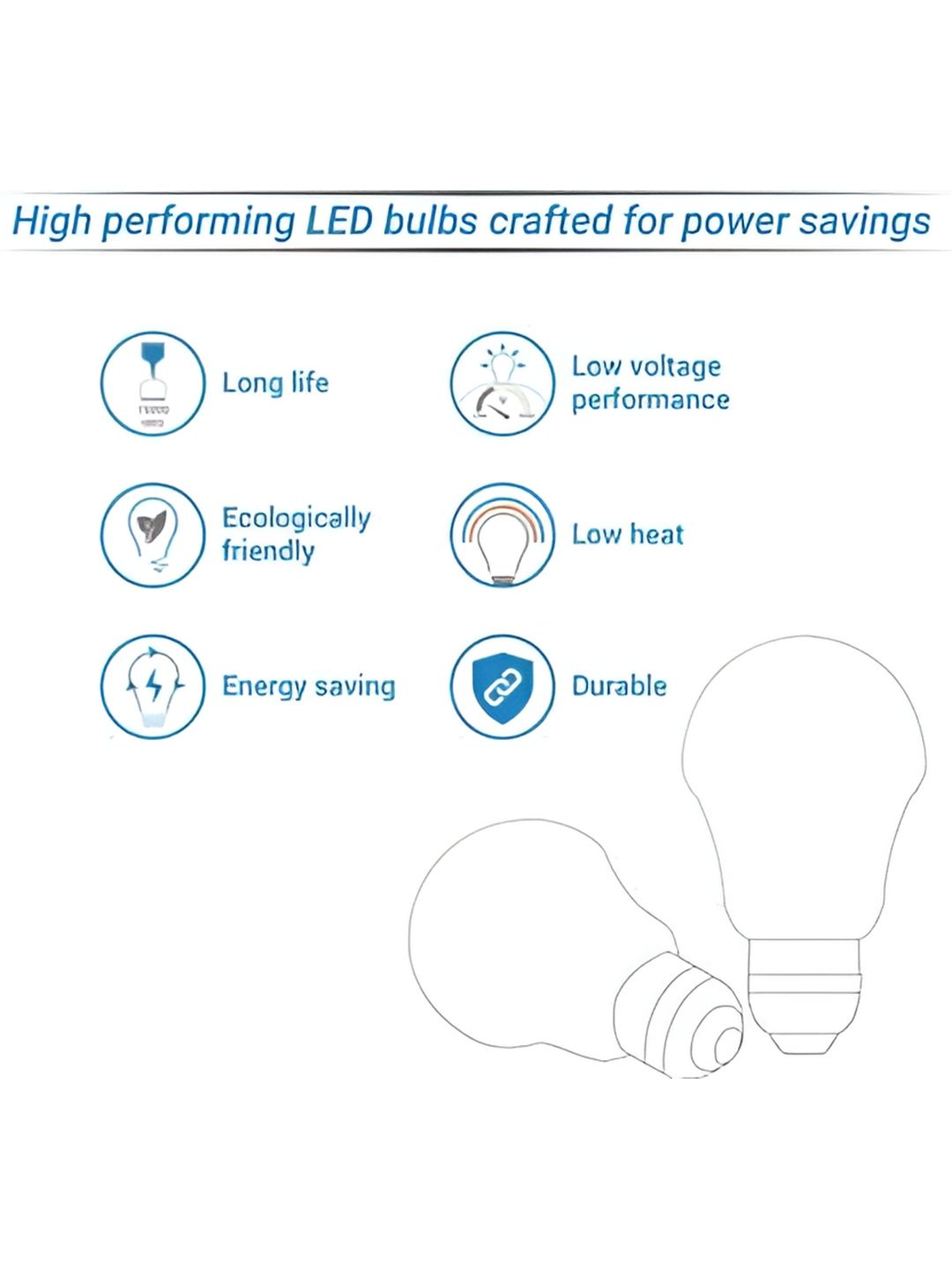 Philips Set Of 3 16W & 9W B22 Round LED Bulb