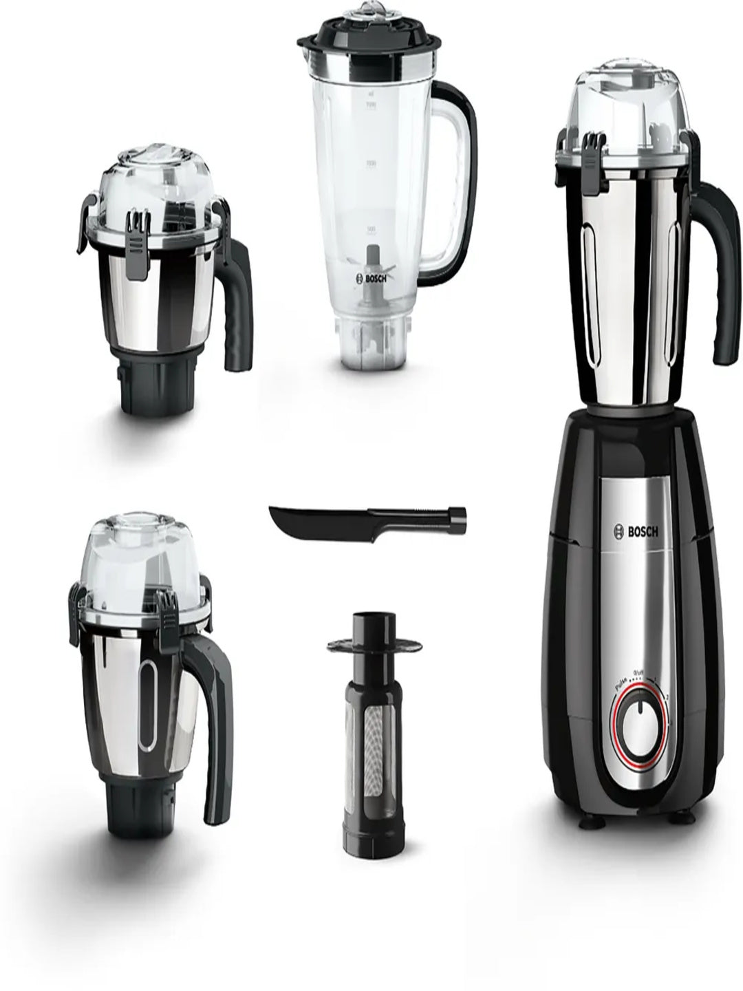 Bosch Pro 750W Mixer Grinder MGM8646BIN- Black