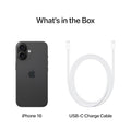 iPhone 16 128 GB: 5G Mobile Phone with Camera Control, A18 Chip and a Big Boost in Battery Life. Works with AirPods; Black
