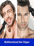 KM2299 Black Hair Clippers for Men USB Rechargeable Trimmer