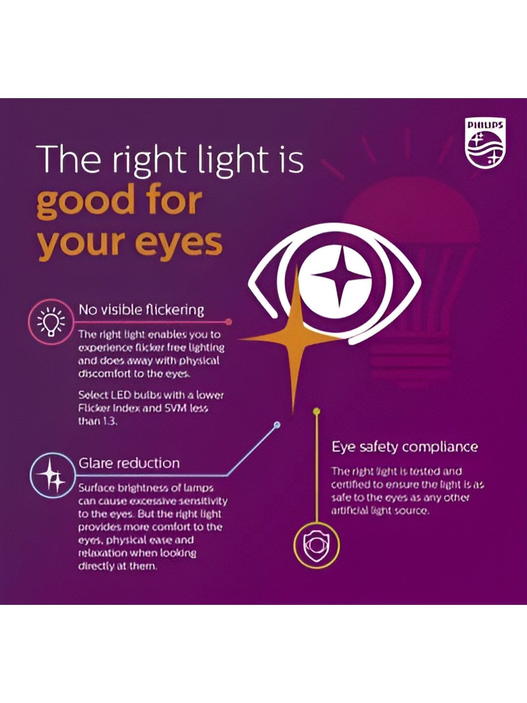 Philips Set Of 3 16W & 9W B22 Round LED Bulb