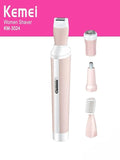 KM3024 Facial Hair Removal For Women,4 In 1 Hair Remover 