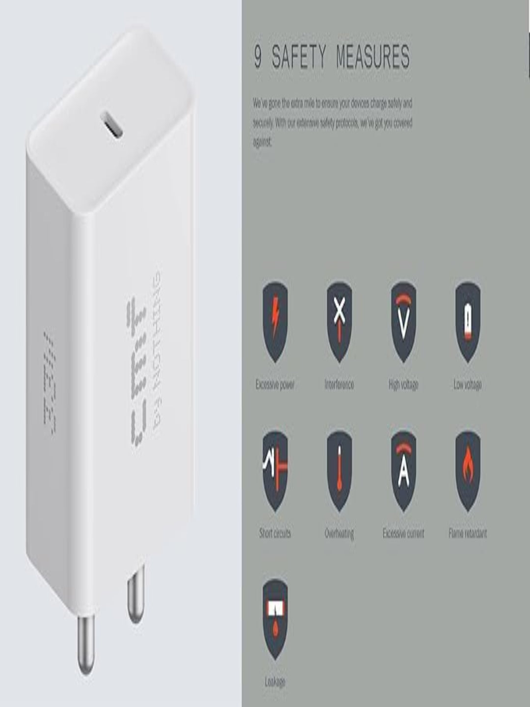 CMF by Nothing 33W Type-C Power Fast Charger Adapter,White