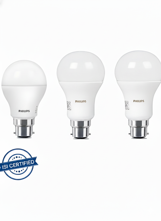 Philips Set Of 3 16W & 9W B22 Round LED Bulb